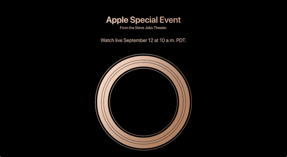 Apple公式の招待状です